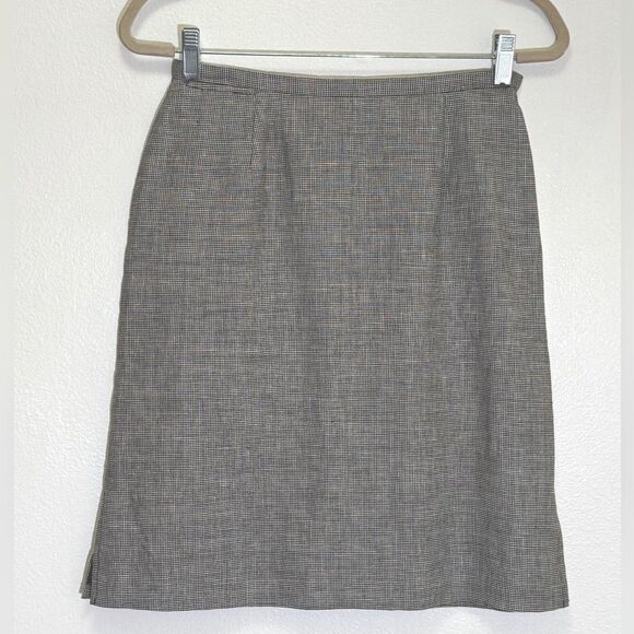 Talbots - ☘️ Tweed Irish Linen Skirt - size 6 - Picture 1 of 6